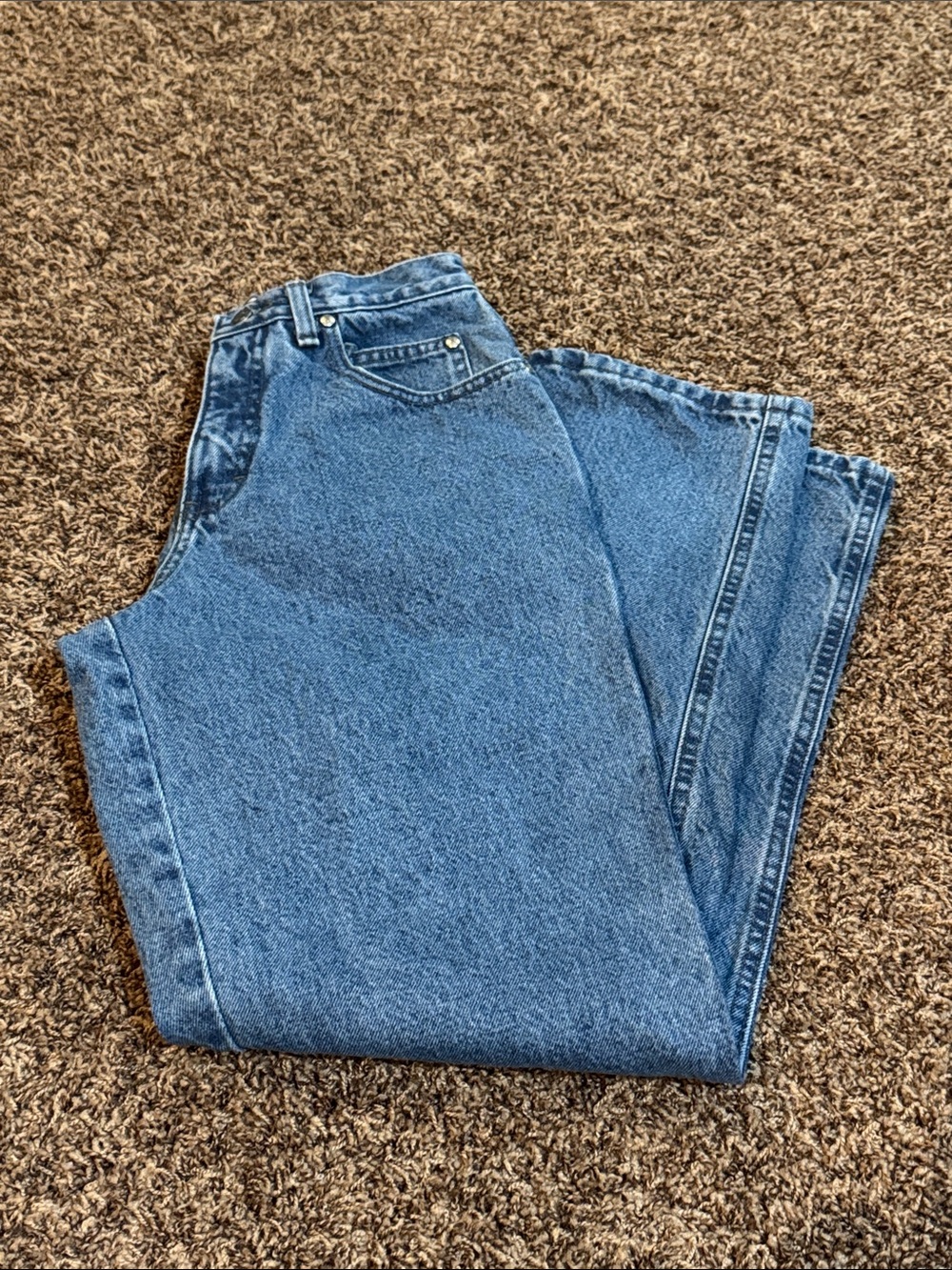 Vintage Harley-Davidson High-rise Blue Denim Jeans